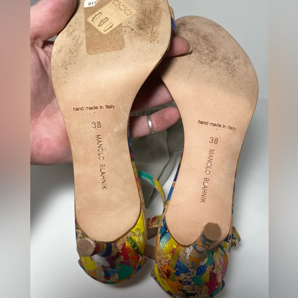 BNIB MANOLO BLAHNIK fun kitten heels - Picture 9 of 12